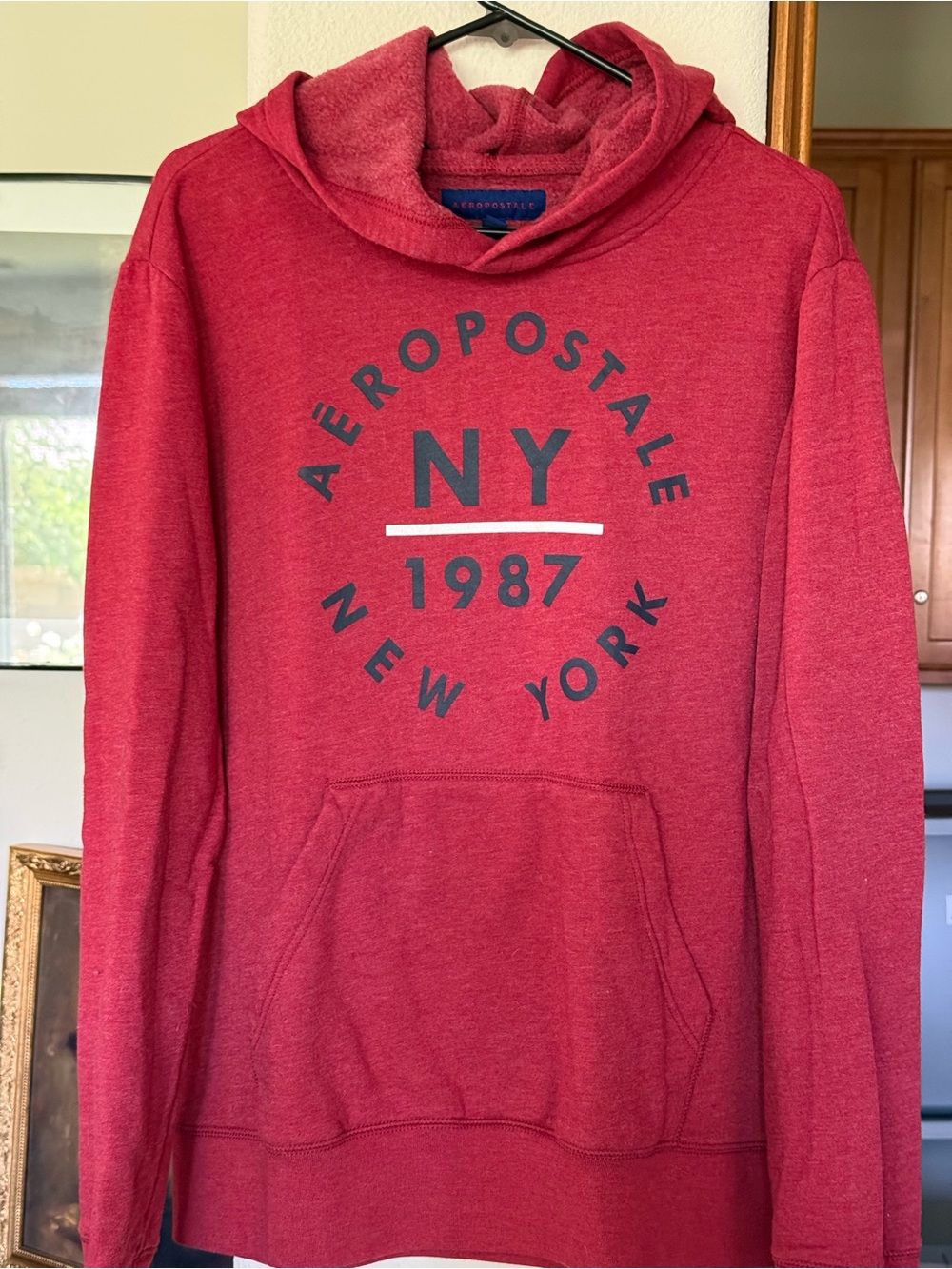 Aeropostale Men’s Vintage Style NEW YORK Hoodie Great condition Size Large